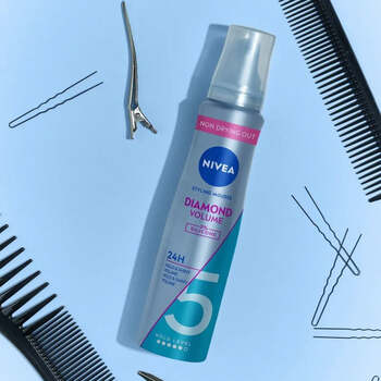 Diamond Volume Care Styling Mouse - Ošetrujúce penové tužidlo pre oslňujúci lesk vlasov